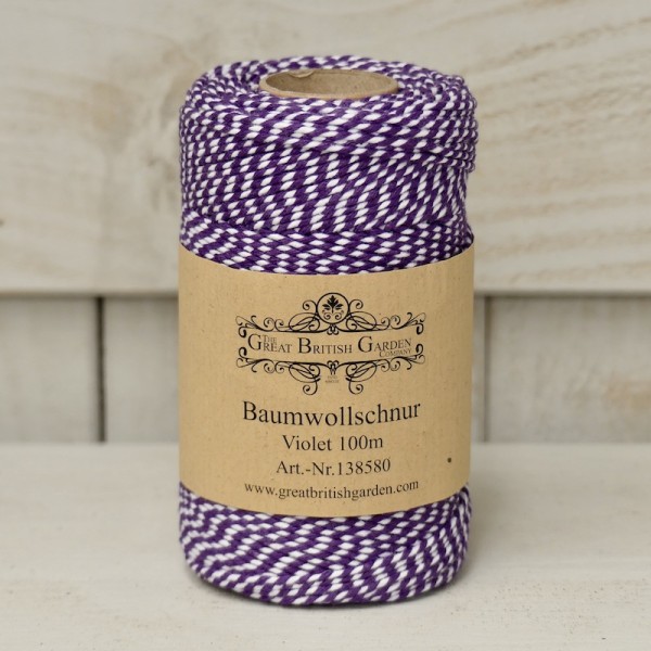 Baumwollband violet