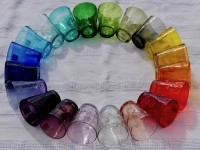 Italienische Gläser - 20 verschiedene Farben Italienische Gläser - 20 verschiedene Farben